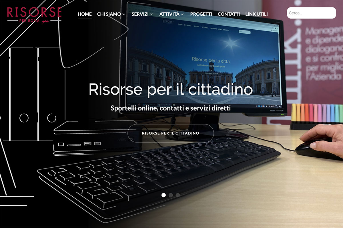 Sito Web di REisorse per Roma